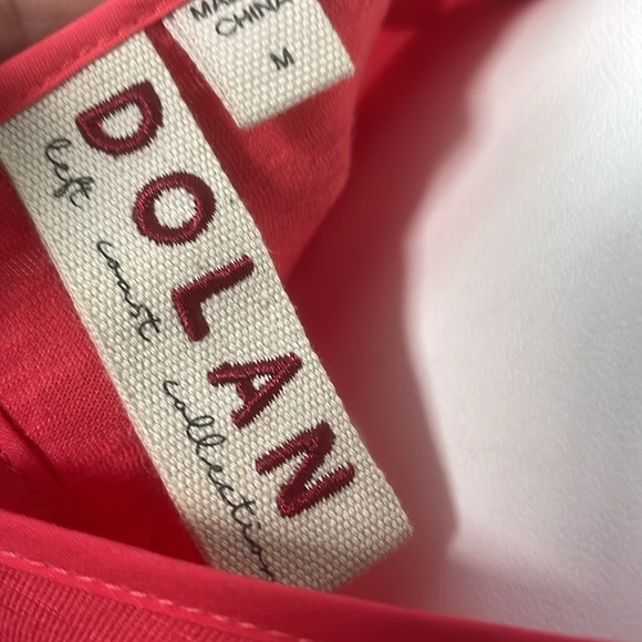 ANTHROPOLOGIE Dolan Pilar Pleated Watermelon Tee Medium - Picture 6 of 7